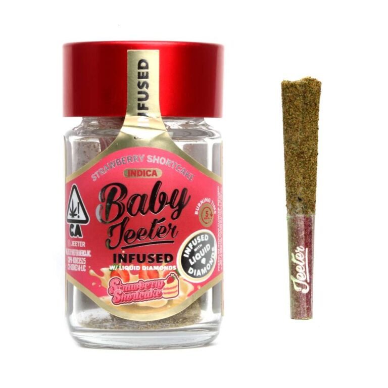 Baby Jeeter Strawberry Shortcake 5 Pack Infused with Liquid Diamonds