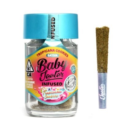 Baby Jeeter Tropicana Cookies 5 Pack Infused with Liquid Diamonds