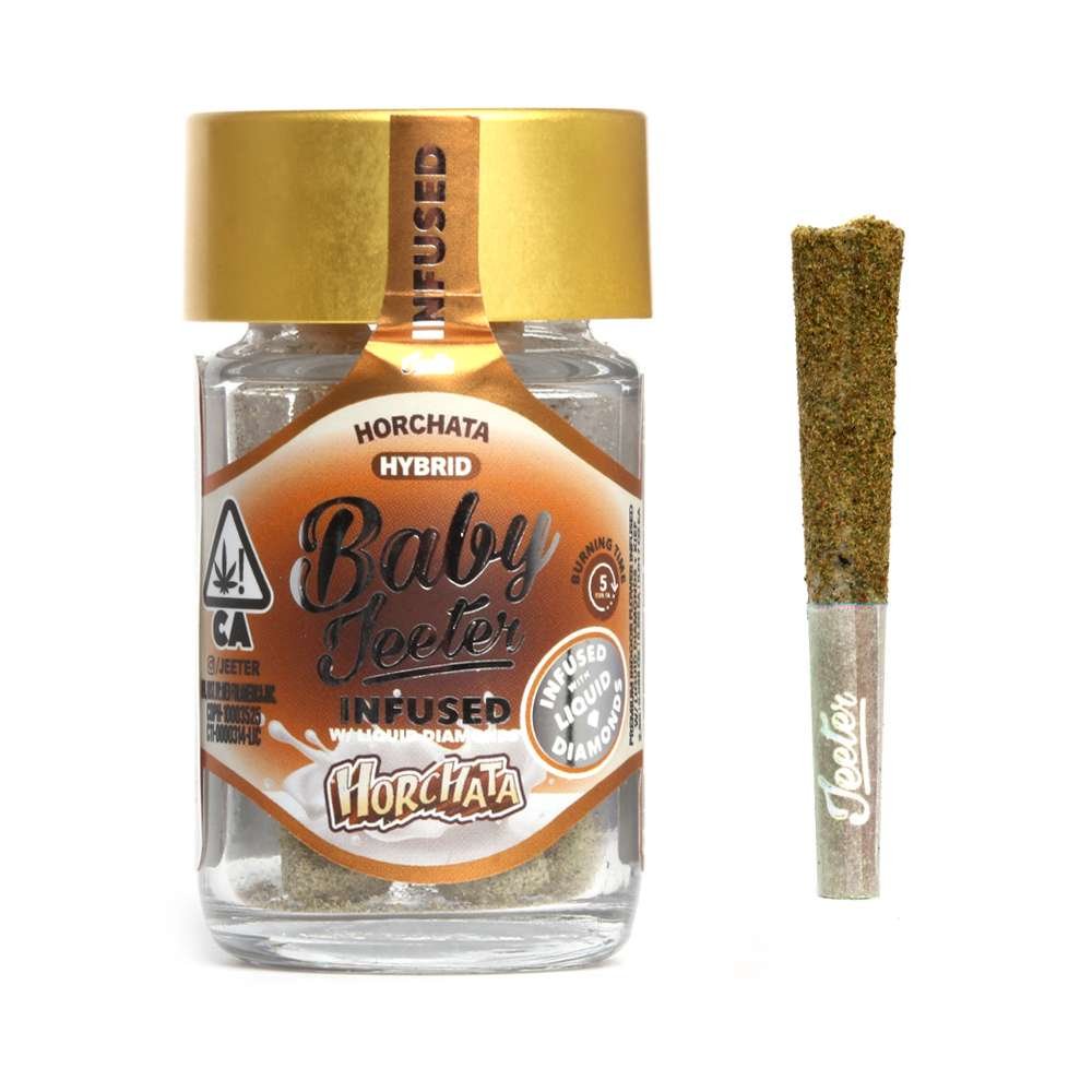 Buy Baby Jeeter Hortchata 5 Pack Infused with Liquid Diamonds Buy Baby Jeeter Hortchata 5 Pack Infused with Liquid Diamonds