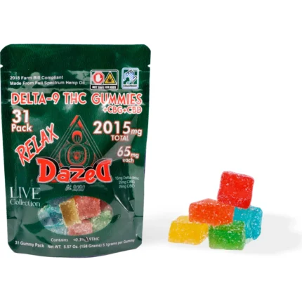 DazeD8 LIVE 65mg Delta-9 THC Gummies