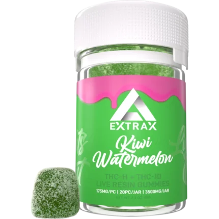 Delta Extrax Lights Out 175mg THC-H + THC-JD + Live Resin D8 Gummies