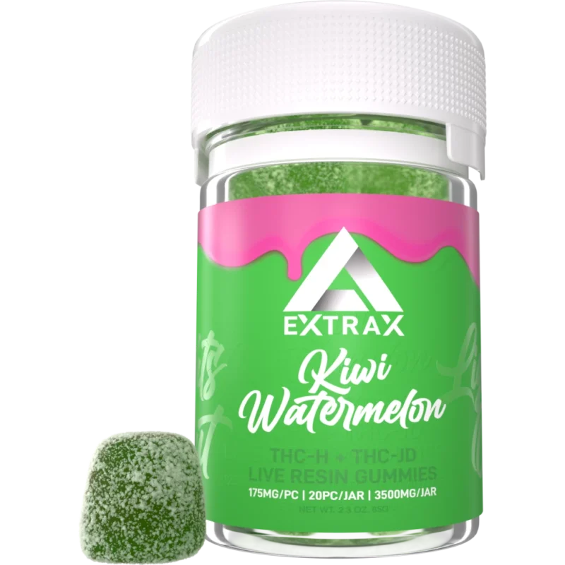 Delta Extrax Lights Out 175mg THC-H + THC-JD + Live Resin D8 Gummies