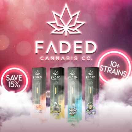 Faded Cannabis Co. 2mL Live Resin Vape Pen Bundle