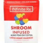 INfinite Rx Shroom Infused Large Heart Gummies Edibles (4000mg)