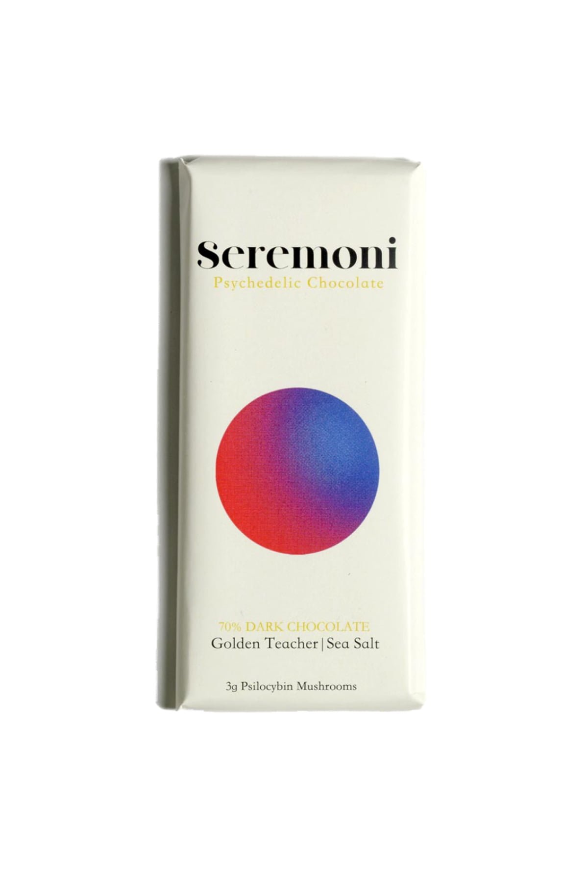 Seremoni Psilocybin Chocolate Bar Edibles (Sea Salt & Golden Teacher Mushrooms) Seremoni Psilocybin Chocolate Bar Edibles (Sea Salt & Golden Teacher Mushrooms)