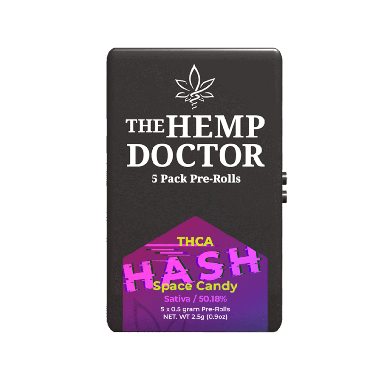 THCA BUBBLE HASH INFUSED PREROLLS | 5-PACK TINS